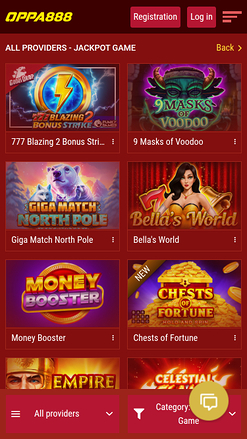 Jackpot mobile Oppa 888