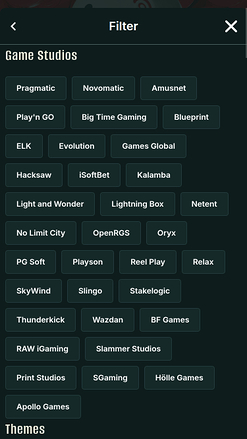 Développeurs de jeux mobiles Optibet Casino