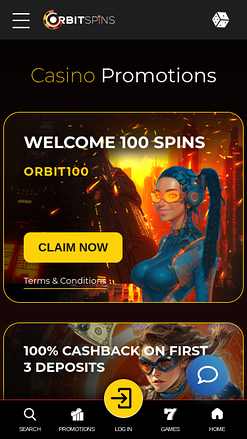 Orbit Spins Casino Mobile Promotions