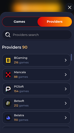 Sviluppatori di giochi Oro Casino