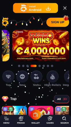 Homepage di Oro Casino