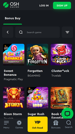 Bonus mobile per l'acquisto del casinò Osh