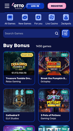 Bonus d'achat mobile Otto Kasino