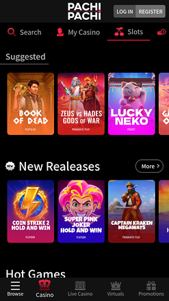 PachiPachi Casino Mobile Games