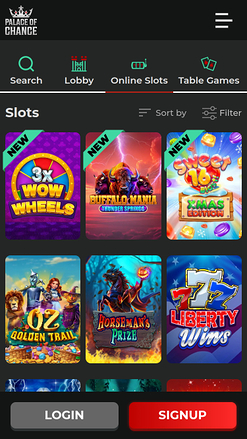 Giochi per dispositivi mobili Palace of Chance