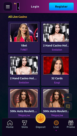 Paris VIP Casino Mobile Live Dealer