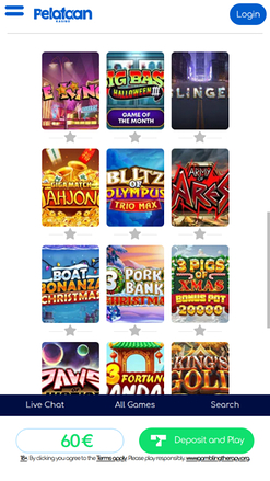 Pelataan Casino Mobile Jeux