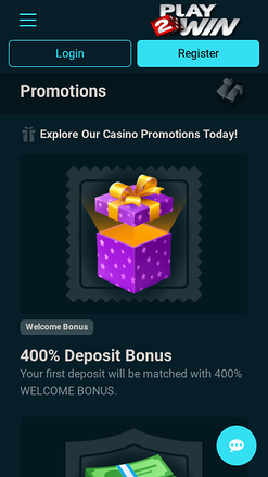 Promozioni del casinò mobile Play2Win