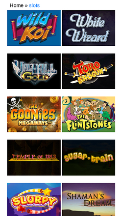 Giochi mobile del casinò Play UK