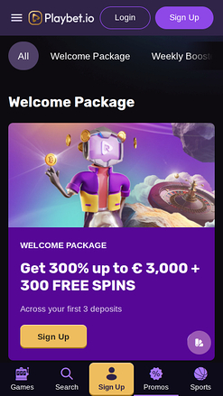 Playbet.io Casino Mobile Promotions