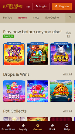 Salles mobiles du casino Players Palace