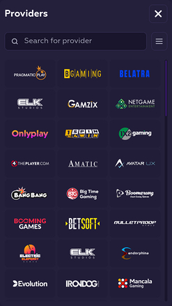 Développeurs de jeux mobiles Playfina Casino