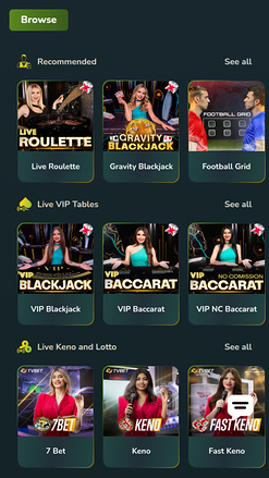 Pokie Spins Casino Mobile Croupier en direct