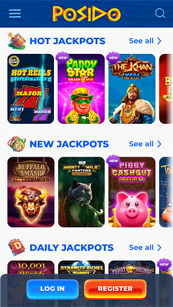 Jackpot mobile du casino Posido