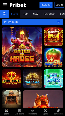 Jeux mobiles de casino Pribet