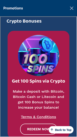 PrimaPlay Casino Mobile Promotions