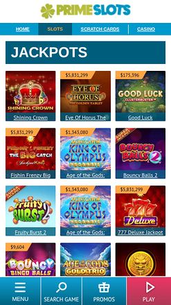 Jackpot mobile Prime Slots