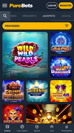 PureBets Casino Mobile Jackpot