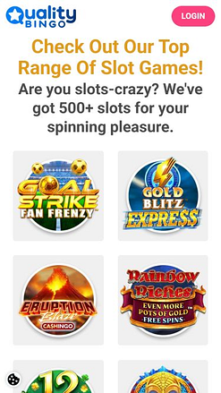 Jeux mobiles de Quality Bingo