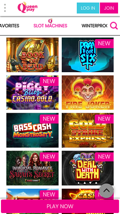 Jeux mobiles de casino Queen Play