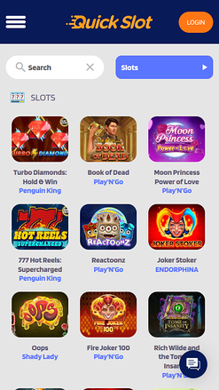 Мобильные игры казино QuickSlot