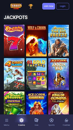 Jackpot mobile del casinò Quid Slots