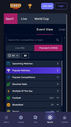 Quid Slots Casino Mobile Sport
