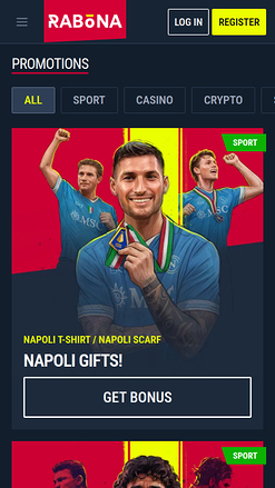 Promotions mobiles du casino Rabona