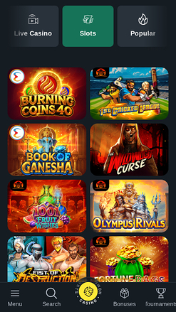 RajBet Casino Mobile Games