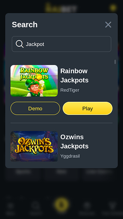 RajBet Casino Mobile Jackpot