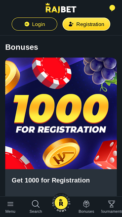 RajBet Casino Mobile-Aktionen