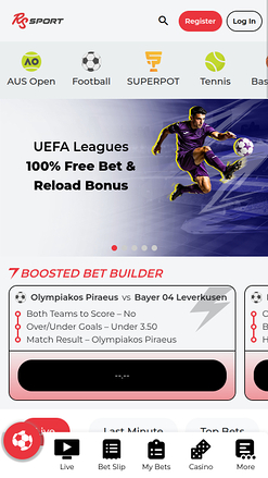 RealSpin Casino Mobile Sport