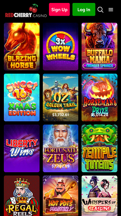Giochi per cellulari di Red Cherry Casino