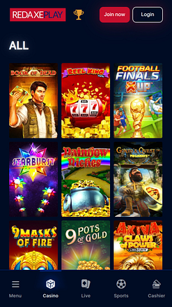 RedAxePlay Casino Mobile Games