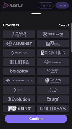 Разработчики мобильных игр для казино Reels.io