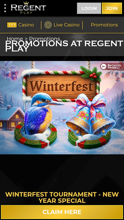 Promozioni Regent Play Mobile