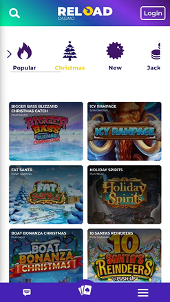 Recharger Casino Mobile Noël