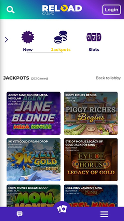 Recharger le jackpot mobile du casino