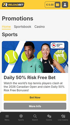 ReloadBet Casino Mobile Promotions