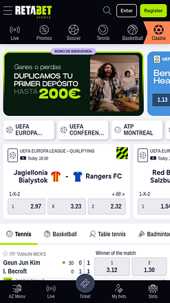 RetaBet Mobile Sports