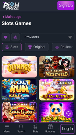 Juegos móviles de RichPrize Casino