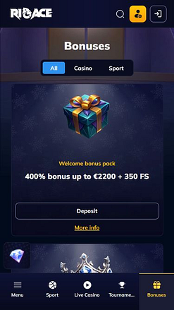 Rioace Casino Mobile Promotions