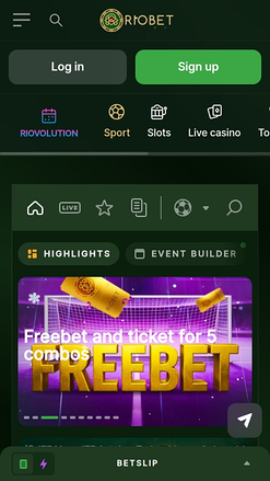 Sport de RioBet Casino Mobile