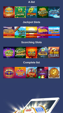 Jackpot mobile du casino Rise