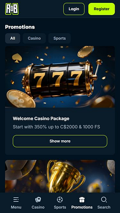 Rise of Bets Casino Mobile-Aktionen