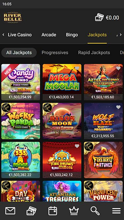 Riverbelle Casino Mobile Jackpot