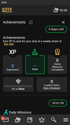 Succès du casino mobile Riverbelle