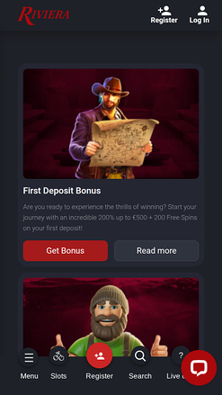 Riviera Casino Mobile Promotions