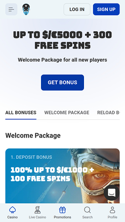 Rocketspin Casino Mobile Promotions