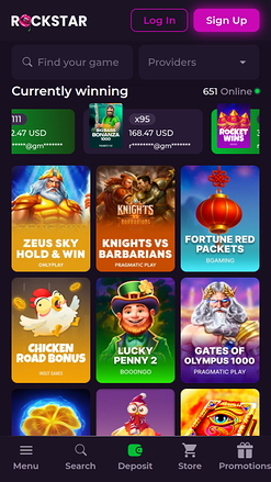 Rockstar Casino Mobile Games